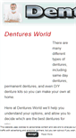 Mobile Screenshot of denturesworld.com